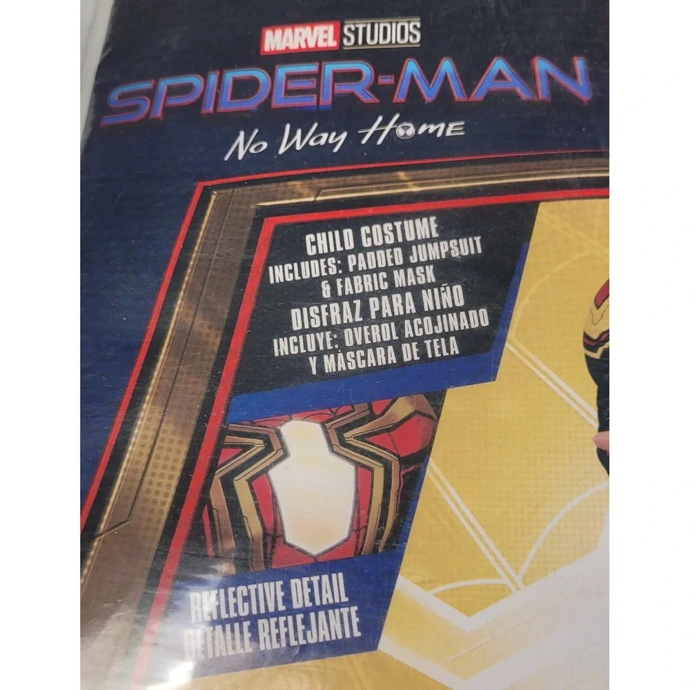 Marvel Spider-Man No Way Home Halloween Costume Boy's Size M (8) (Jazwares)